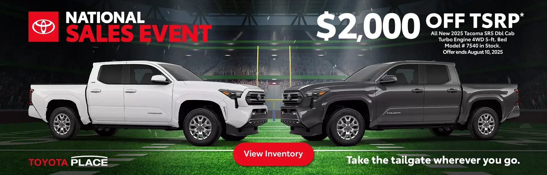 2025_August_NationalSalesEvent_ToyotaPlace_OrangeCounty_Tacoma_1