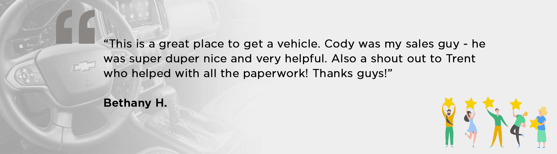 Vern Eide Chevrolet Customer Review #2