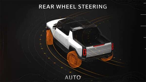 GMC Hummer EV 4WD Steering Image