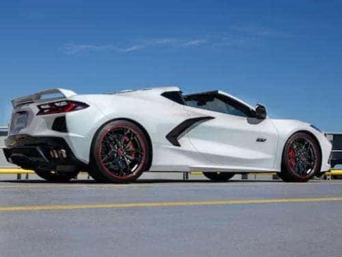 2023 Chevy Corvette Stingray parked on the road