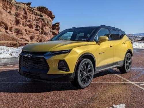 2023 Chevrolet Blazer at the beach