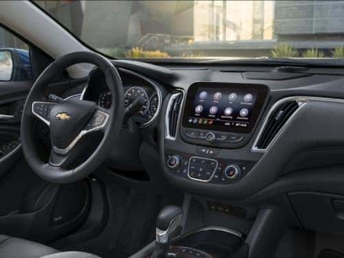2024 Chevrolet Malibu interior view of dash area