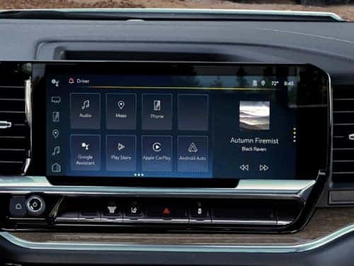 2024 Chevrolet Silverado 3500 HD Chassis Cab view of touchscreen display