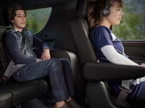 2024 Chevrolet Suburban view of two children sitting in middle and back seats