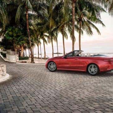2020 MB E-Class Cabriolet Near The Ocean
