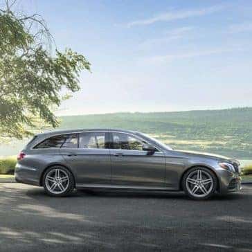 2020 MB E-Class Wagon Parked