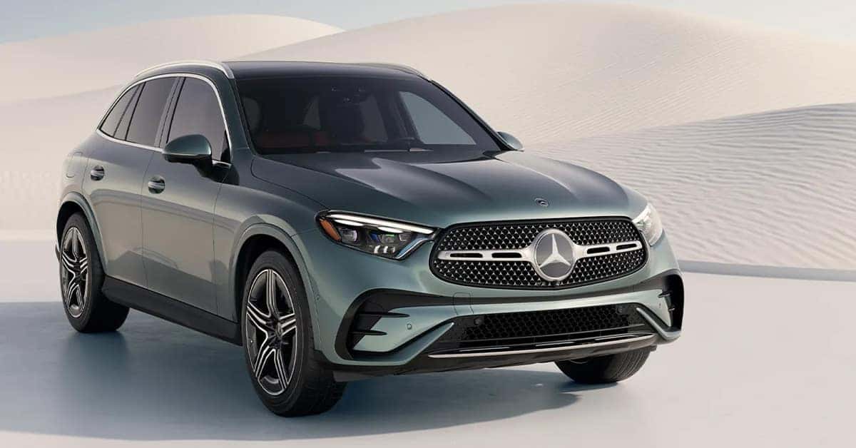 2026 Mercedes-Benz GLC SUV in a white background
