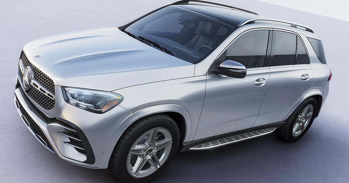 A silver 2026 Mercedes-Benz GLE SUV