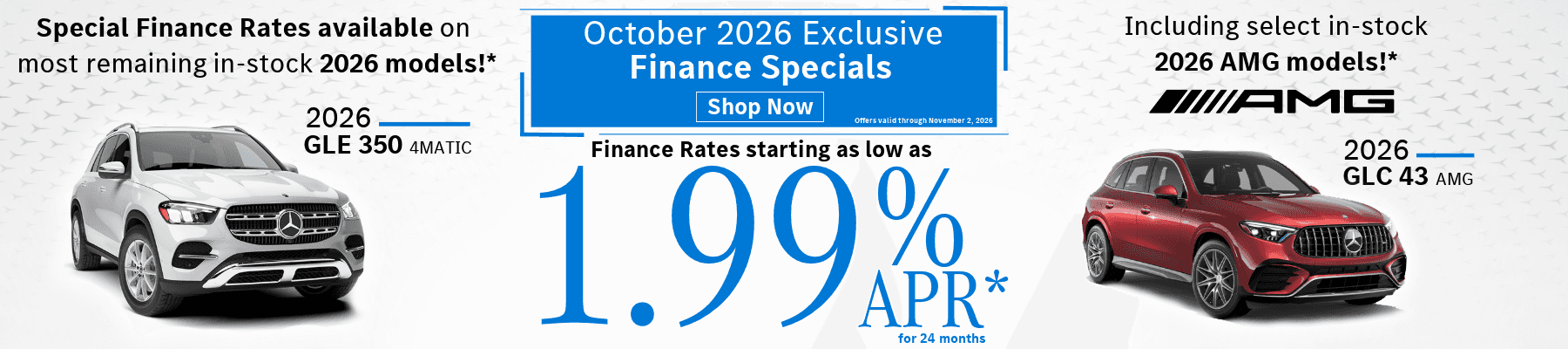 Special Finance Rates