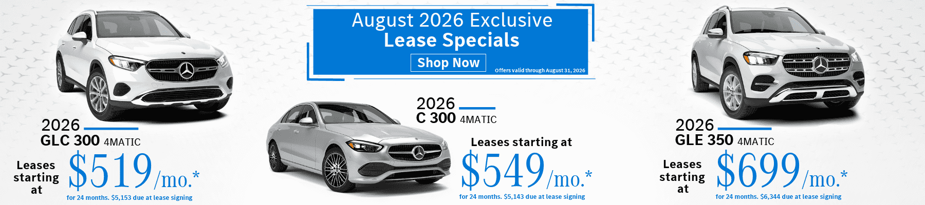 Mercedes-Benz Lease Specials