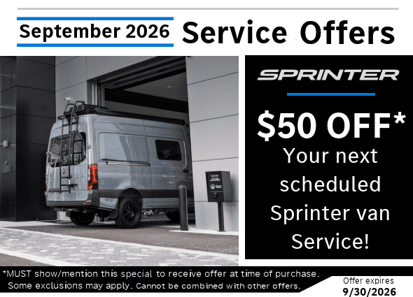 September Sprinter Service Special