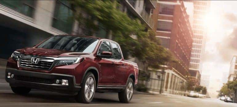 Honda Ridgeline Driving In city