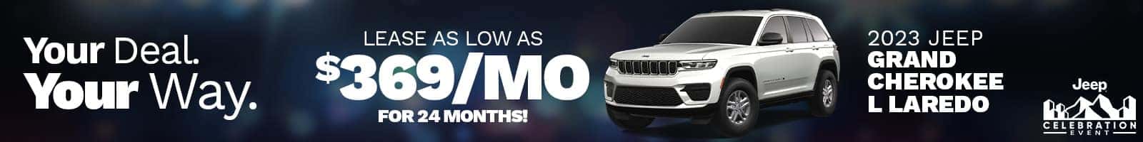 Lease a new Jeep Grand Cherokee L near Avon, Indiana