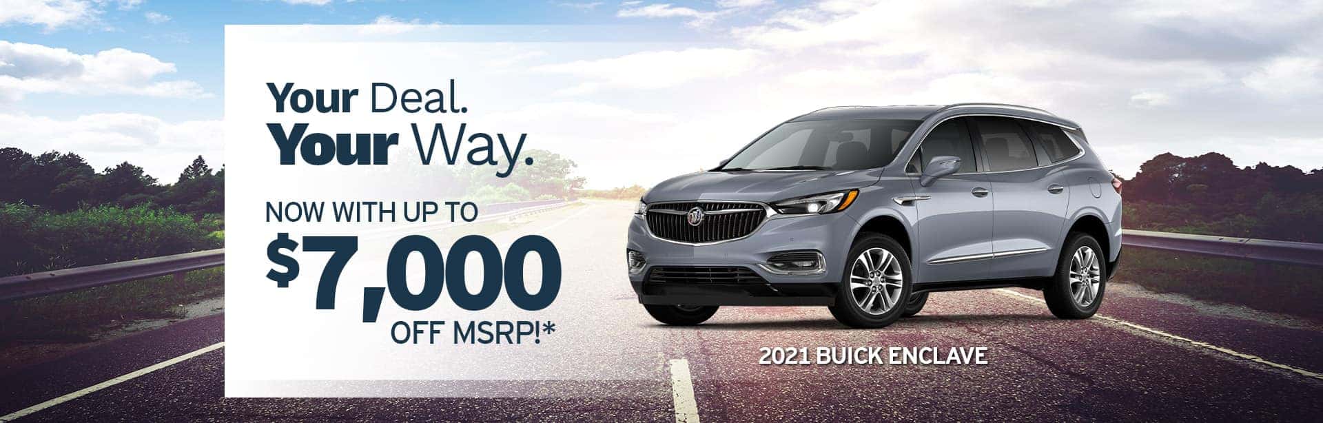 Rebate on a New Buick Enclave near Greencastle, Indiana